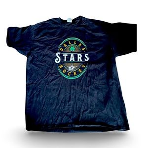Dallas Stars Shamrock Logo Tee: NHL Hockey: Adult 2XL: Stanley Cup Finals: